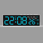 LED Digital Alarm Clock Temperature Week 2 Alarms Ambient Light Brightness Adjustment Bedside Electronic Table Clock USB Powered