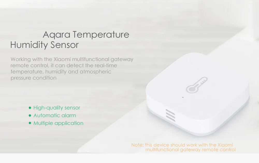 Aqara Temperature Humidity Sensor Zigbee Smart Air Pressure Environment Smart Control Smart Home For Xiaomi Mi Home Homekit App
