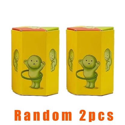 Gift A Multiple Series Noctilucent Green Doll Blind Mystery Box Action Figures Decoration Desktop Model Toy For Surprise