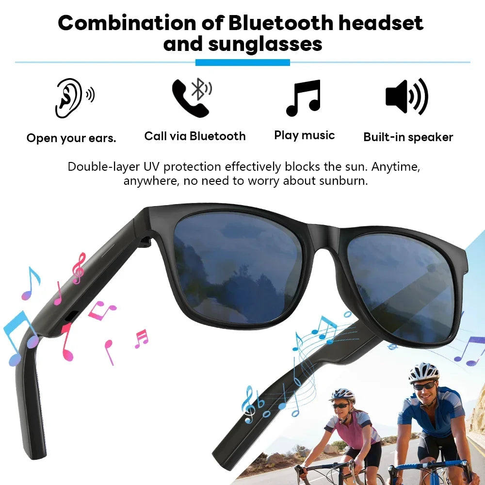 Lenovo Smart AI Sunglasses Multifunctional Music Player 8K Camera Bluetooth Call Translate Voice Assistant Photochromic Glasses