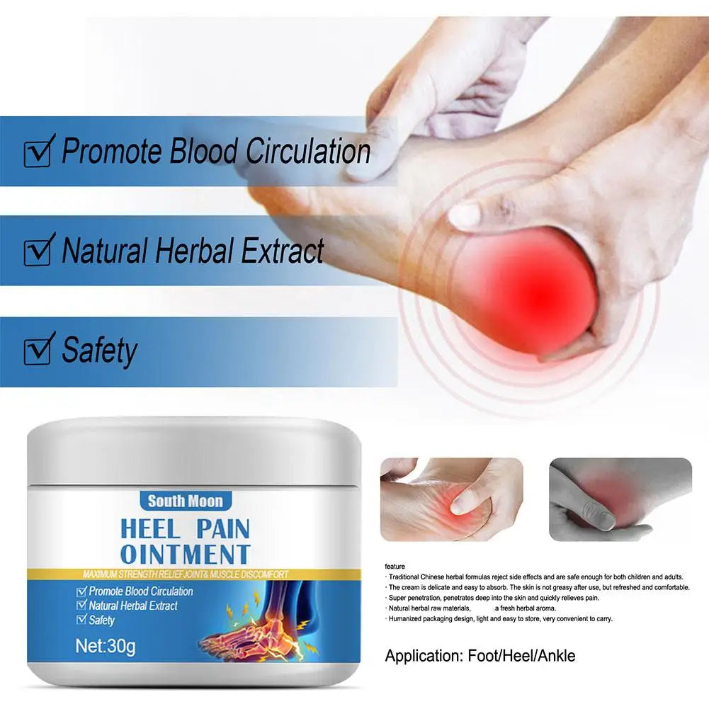 10/5/3/1pcs Heel Pain Ointment Achilles Tendonitis Fasciitis Plantar Alleviate Cream Foot Bone Spur Ache Massage Health Care