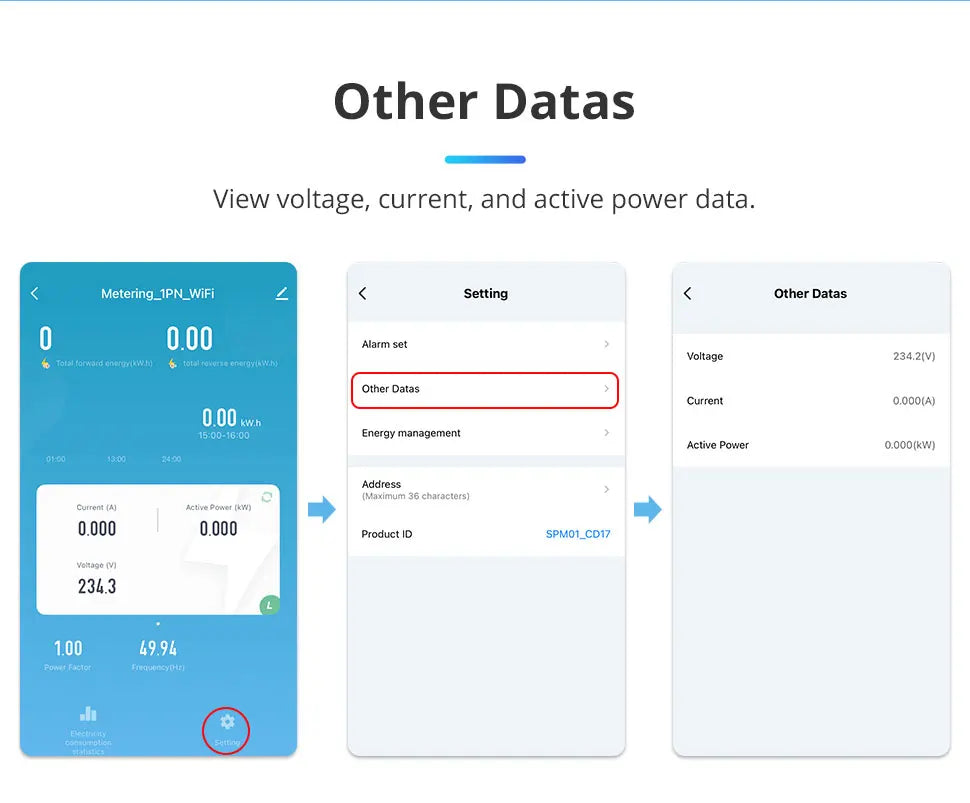 Zemismart Smart Energy Meter Zigbee Monitor Electric Sensor Measure Work with Tuya App Supports Home Assistant via Zigbee2MQTT