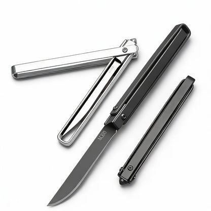 M390 Mechanical Folding Knife - Multi-Function Portable Chef Knife Kitchen Fruit Knife, Camping & Everyday Carry