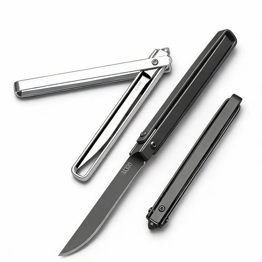 M390 Mechanical Folding Knife - Multi-Function Portable Chef Knife Kitchen Fruit Knife, Camping & Everyday Carry