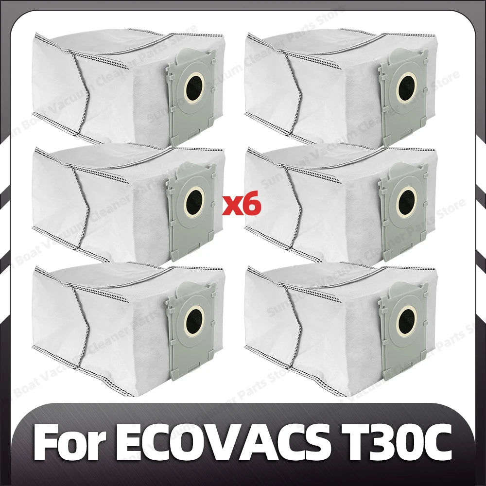 Compatible for ECOVACS T30C / T30C OMNI / T30C PRO OMNI Main Side Brush Filter Mop Pad Dust Bag Spare Parts Accessories