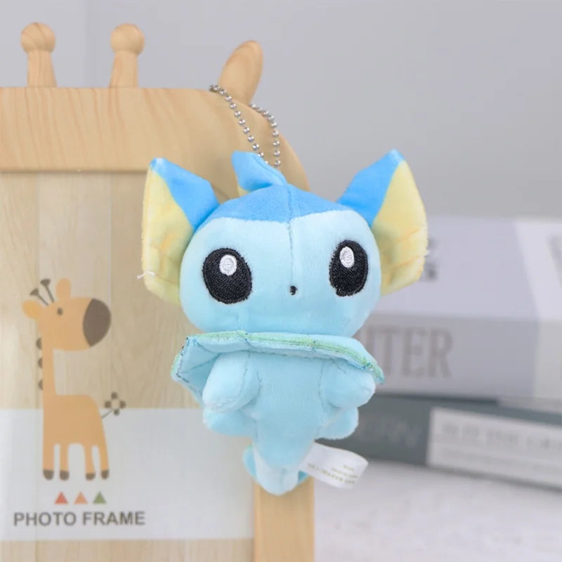 Pokemon Plush Keychain Anime Jigglypuff Gengar Sprigatito Urchin Mimikyu Sylveon Mew Umbreon Rowlet Stuffed Plushies Toys Gifts