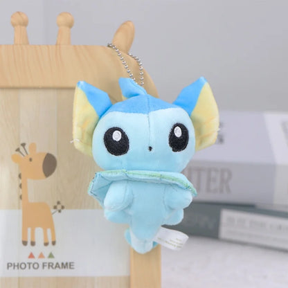 Pokemon Plush Keychain Anime Jigglypuff Gengar Sprigatito Urchin Mimikyu Sylveon Mew Umbreon Rowlet Stuffed Plushies Toys Gifts