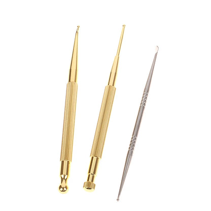 1Pcs Acupuncture Point Probe Stainless Steel Auricular Point Pen Beauty Ear Reflex Zone Massage Needle Detection Health Care