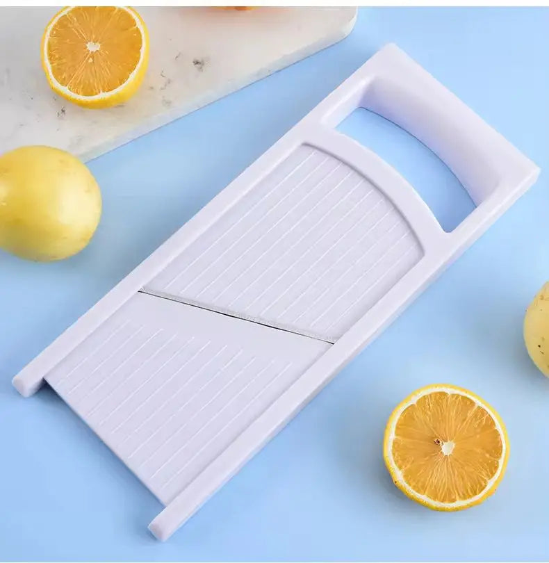 Potato Slicer Household Multi-functional Slicer Stainless Steel Hand-held Vegetable and Fruit Slicer Hanging Kitchen Tools