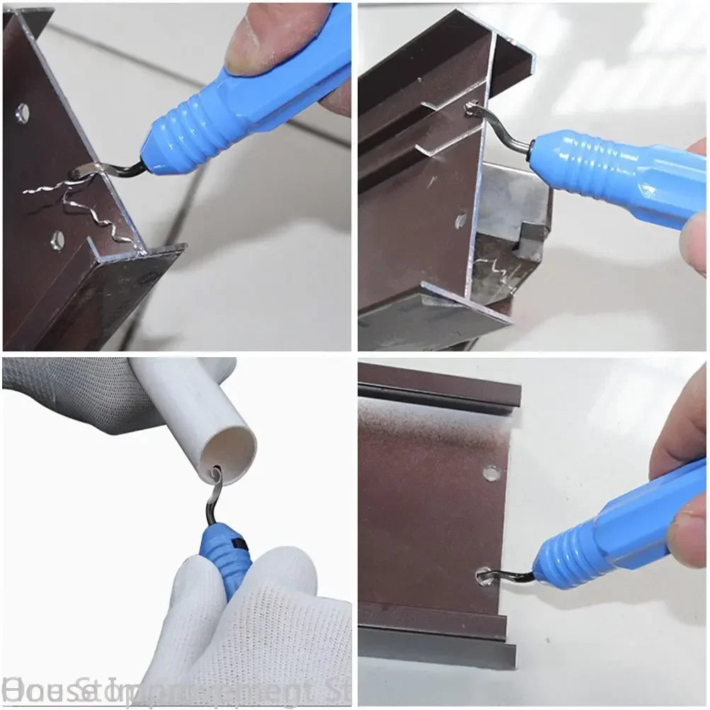 Metal Deburring Tool Kit Burr Cutter 10pcs Sharp Deburring Blades Burr Remover Hand Tool for Wood Plastic Aluminum Copper Steel