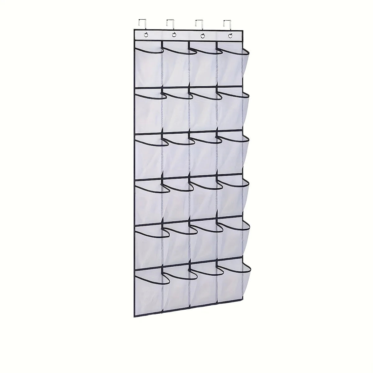 14/24/40 Grids Over The Door Shoe Rack  Mesh Pockets Hanging Shoe Organizer For Closet Hanging Shoe Rack Holder