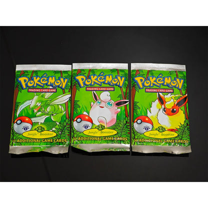 Pokemon Foil 36 Packs 1ST Edition Classic Base Set Proxy Cards PKM Games Board Games Whole Set Card Collection Toys Gifts New