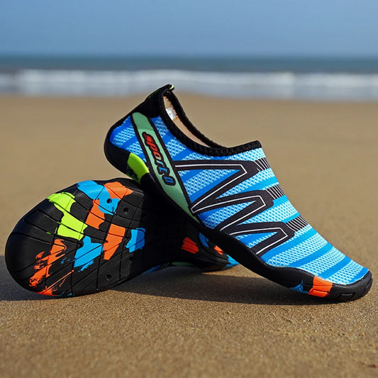 Men Water Swimming Shoes Women Sneakers Barefoot Beach Sandals Upstream Aqua Shoes Quick-Dry River Sea Diving Surfing Seaside