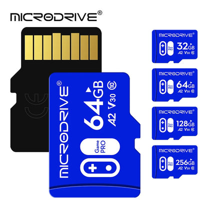 V30 U3 High Speed Memory Card 32GB 64GB 128G 256GB Flash UHS-3 Micro Mini SD Card For 4K Camera / TV / Nintendo Game / Gopro UAV