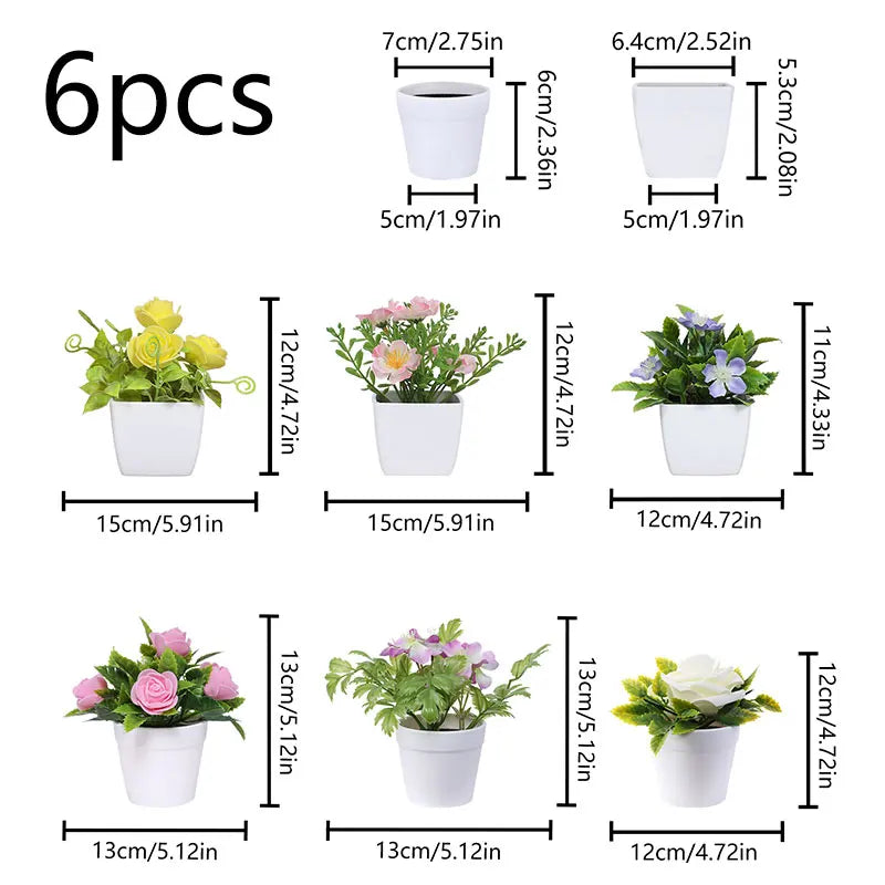 1SET Simulation Plant Potted Plant, Suitable For Commercial Office Counter, Living Room, Study, Courtyard, Home Decoration