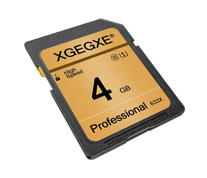 XGEGXE SD Card 32GB Class 10 High Speed 633x Video Card 4GB 8GB 16GB UHS-1 Professinonal Flash Memory Card for Camera Laptop