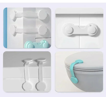 2/5PCS baby proof Cabinet Locks  Multi-function Security Protection Locks Baby Safety Lock Child Protect Refrigerator Lock