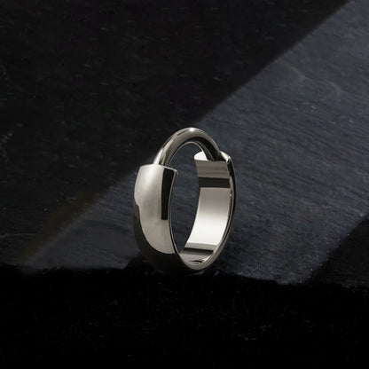 Right Grand ASTM F136 Titanium 16G Wide Chunky Conch Clicker Ring 8/10/12mm Cartilage Hoop Earring Earlobe Nose Piercing Jewelry