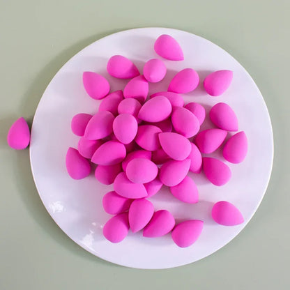 3/20/60Pcs Portable Reusable Water Drop Shape Mini Blender Sponge Beauty Cosmetic Foundation Cosmetic Sponge Makeup Blender