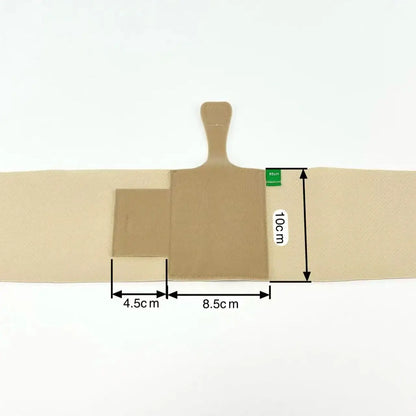 Microphone transmitter waist belt waist strap leg strap waist strap skin black light elastic nylon Velcro fabric Single pocket