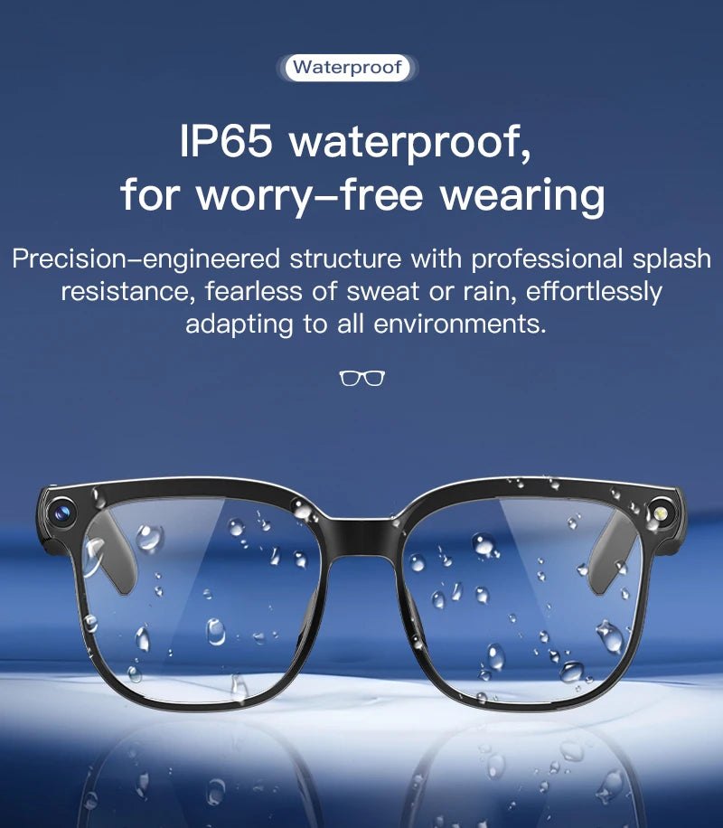 2026 New Smart Glasses Men 4K 8MP HD Camera Video Recording Language Translation ChatGPT WIFI Bluetooth Call Audio Glasses Women