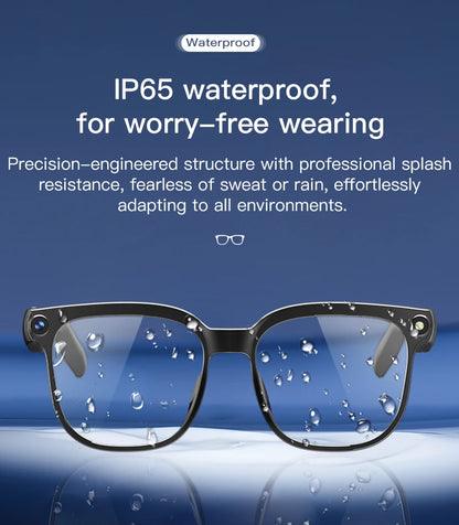 2026 New Smart Glasses Men 4K 8MP HD Camera Video Recording Language Translation ChatGPT WIFI Bluetooth Call Audio Glasses Women