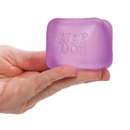Needoh Nice Cube Transparent Maltose Solid Slow Rebound Squish Toy Stress Squeeze Fidget Relief Desktop Anxiety Release Gift