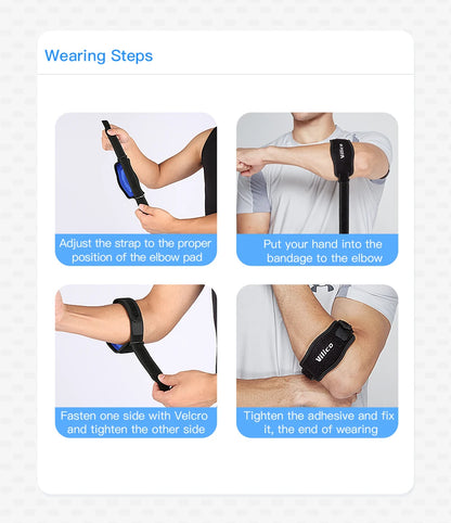 Elbow Protection Strap Elbow Soft Cushion Support Strap Knee Support Basketball Tennis Badminton Epicondylitis Elbow Pad
