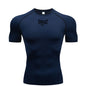 Men's Everlast Tight Short Sleeved T-Shirt for Gym Boxing and Running, Fast Drying and Slim Fit Sports Top