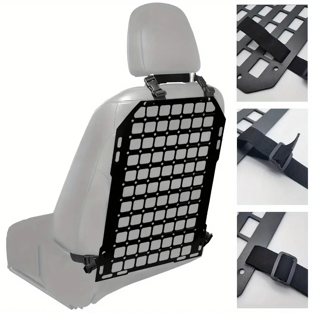 Car storage hanging plate car MOLLE accessories tactical hanging plate sun visor multifunctional storage