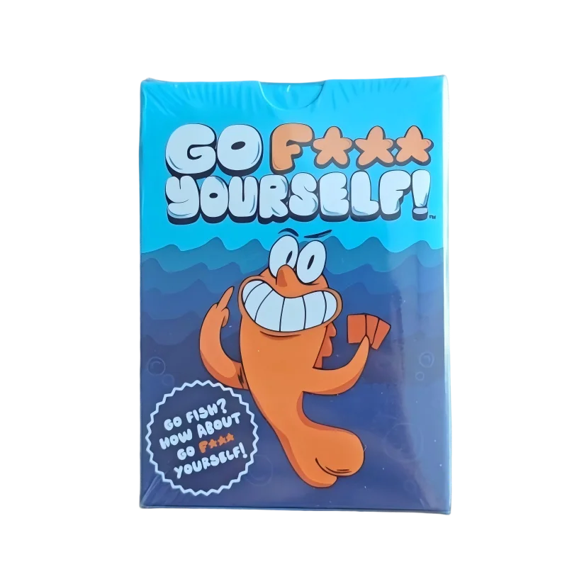 Go Fish Card Game Yourself Fun Gag Gift Hilarious Board Games with A Twist Night Family Interaction Party Game for 2+ Players