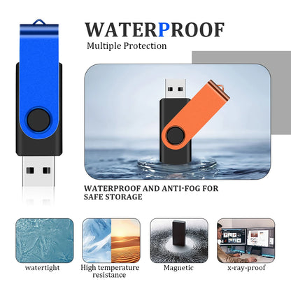 128GB USB 2.0 Flash Drive 64GB Pen Drive 16GB Pendrive 32GB Disk On Key USB Stick 4GB Memory Flash Disk Real Capacity Promotion