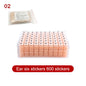 600 Patches Ear Care Red Bianstone Ear Acupuncture Massage Therapy Needle Patch Seeds Sticker Auricular Auriculotherapy Kit