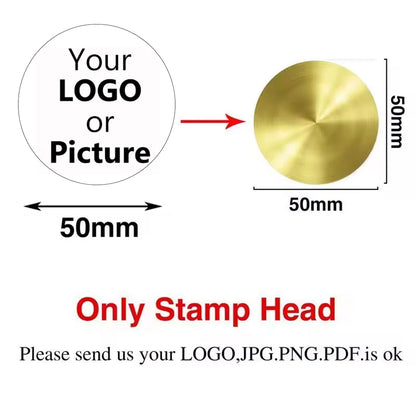 Logo Customize Clay Seal Set -22/25/30/35/40/50mm Customizable Pottery Design Craft Tool for Pottery Ceramic Custom Letter Stamp