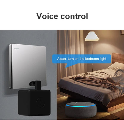 Tuya Zigbee Smart Fingerbot Switch Bot Remoter Garage Curtain Button Robot BLE Pusher Work With Alexa Google Home Voice Assitant