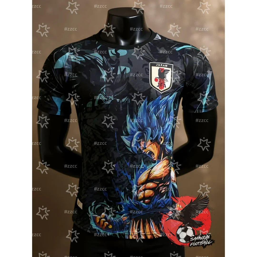 2026 MAILLOT DU JAPON x DRAGON BALL SUPER SON GOKU Football jersey Sports Dry Quickly Men's T-Shirt Kid's Clothing Tee Y2k Woman