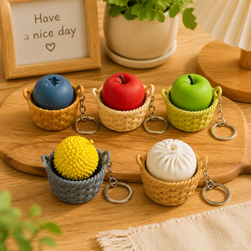 Turtle Keycap Keychain Cartoon Animals Keyboard Clicker Fidgets Click Anti-stress Pendant Charms Keyrings Birthday Gifts 키캡
