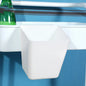 Plastic Hanging Storage Buckets For Trolley Portable Bedside Hanging Basket Household Back-mounted Kitchen Hanging Basket