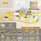 Kids Electric Track Toy Engineering Minin Car Set Puzzle Boy Toys Track Car Train Toys For Children Birthday Gifts