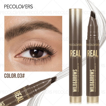 1PC Liquid Eyebrow Pencil - Multi-Function Hairline Filling, Ideal for Holiday Makeup (Christmas)