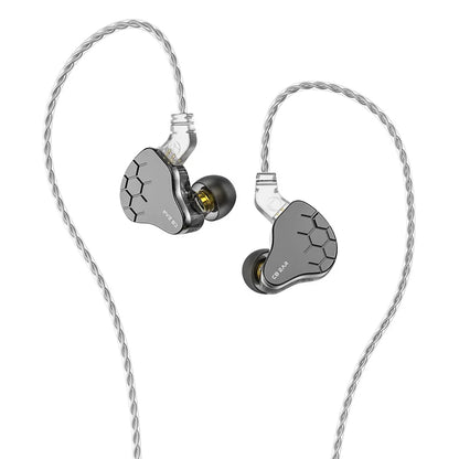KBEAR Lark 1DD+1BA Hybrid IEM HiFi Earphones Zinc Alloy Shell 10mm Dynamic Driver Wired Headphones with Detachable 2Pin for Audiophile & Studio