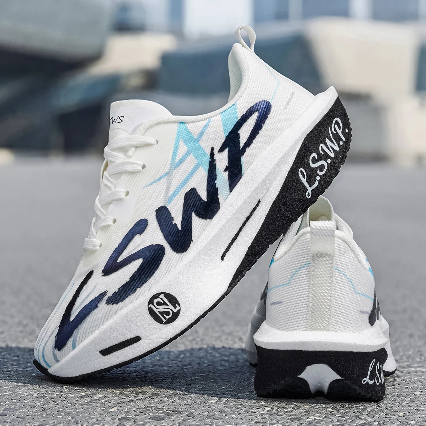 Men's Casual Sneakers, Men's Fashionable and Versatile Casual Sneakers, Lace-Up Closure Suitable for Outdoor Running, Walking, and Everyday Wear, Sporty Style, Comfortable and Snug Fit