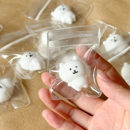 Self Deprecating Bear Pinch Toy Cute Little Nose Ga Squishy Squeeze Soft Stress Relief Sensory Decompression Pocket  Kids Gift