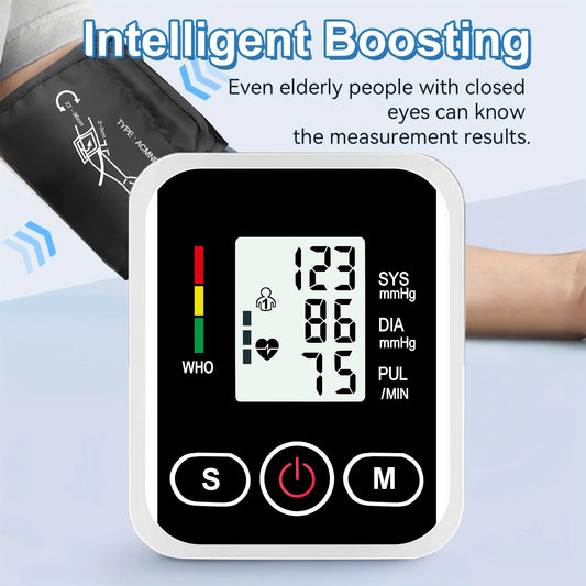 Health Care Blood Pressure Monitor Digital Tonometer Upper Arm Blood Pressure Meter Automatic BP Medical Sphygmomanometer Pulse