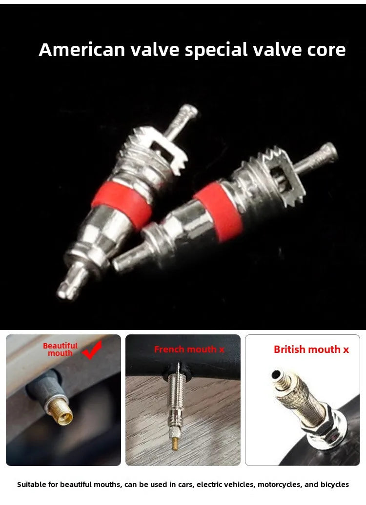 20pcs Car Tire Valve Core Removal Tools Insert With Remover Tool For Car Bike Motorcycle Wheel Valve Core Wrench Screw Driver