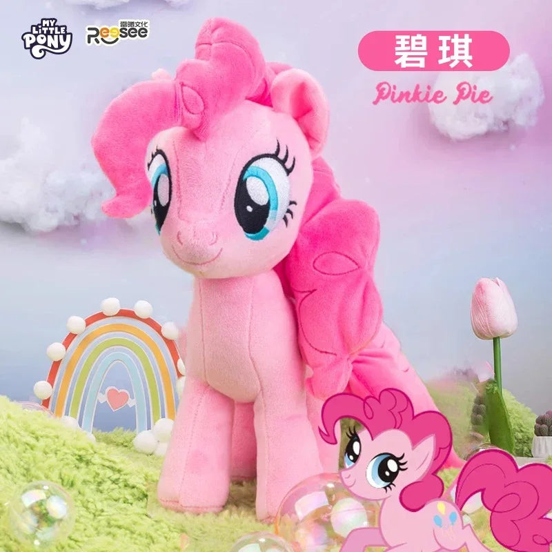 2026HotNew My Little Pony Plush Toys Twilight Sparkle Pinkie Pie Rarity Fluttershy Applejack Rainbow Dash Stuffed Doll Xmas Gift