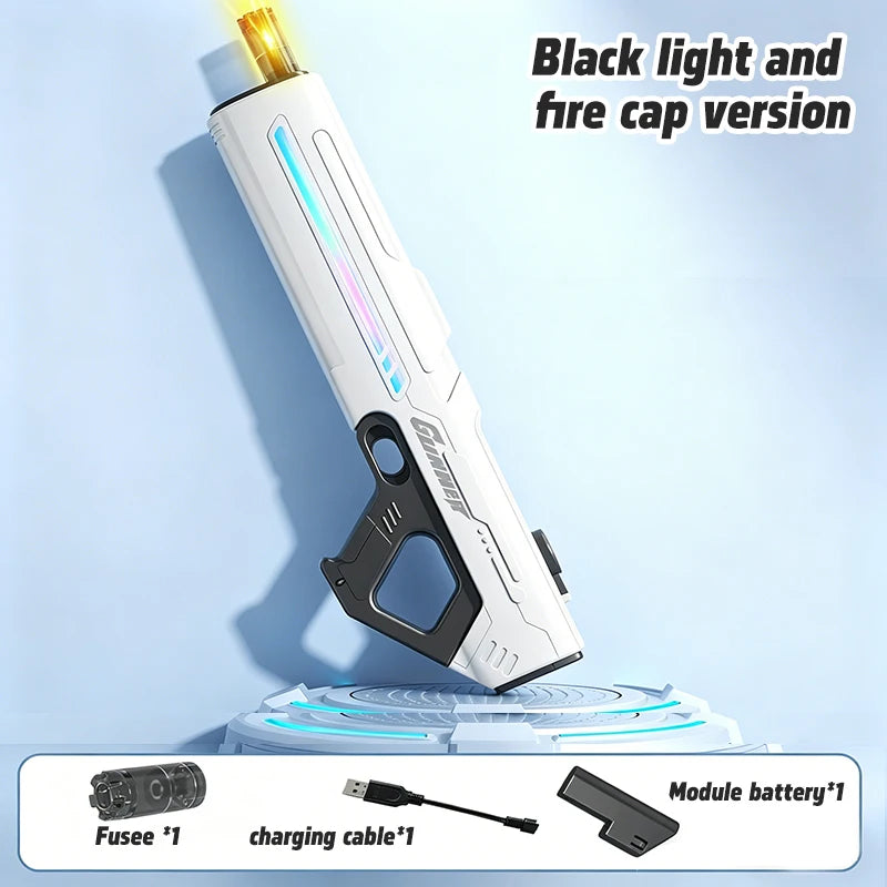 2026 New Pulse Electric Water Gun Fully Automatic Large Capacity Continuous Shooting Children's Beach Water Gun Party Toy