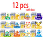 12 Pokémon Action Dolls Pikachu Blind Box Anime Models Desktop Decorations Pokémon Toys Children's Birthday Gifts