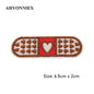 1 Piece Cross Bandage Embroidery Repair Patches Bag Jacket Jeans Cartoon Iron On Parch for Clothes Small Glue Sticker