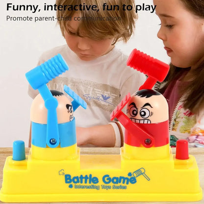 Interactive Hammer Battle Game for Kids Family Board Game Sparring Robot Toy Tabletop Battle Game Gift for Children Indoor Play